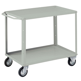 Carrello da lavoro - 2 vasche da 93 x 600 cm - 104 x 60 x 86,5 cm - grigio - tecnotelai