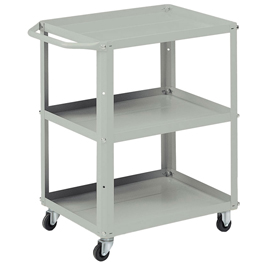 Carrello da lavoro - 3 vasche da 60 x 45 cm - 71 x 45 x 78 cm - grigio - tecnotelai