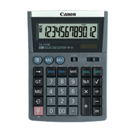 Canon calcolatrice tx-1210e dbl emea grigio