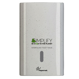 Dispenser per carta igienica interfogliata simplify