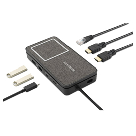 Docking station portatile sd1700p - doppia uscita video 4k - usb-c - kensington