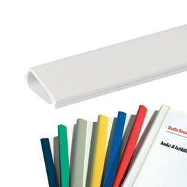 Dorsetti triangolari per rilegatura - 11 mm - bianco - fellowes - scatola 30 pezzi