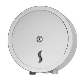 Distributore di carta igienica in rotoli maxi jumbo da 400 mt - 31x13x32 cm - acciaio inox - medial international