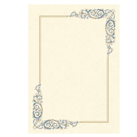 Diplomi in pergamena - stampa offset - a4 - 160 gr - avorio - kartos - conf. 10 pezzi