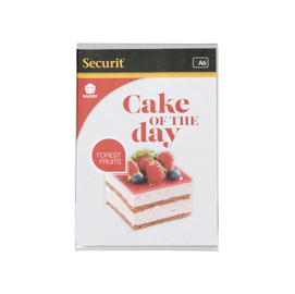 Display portamenù a l - 10,5x15 cm (a6) - securit