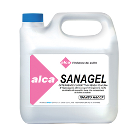 Detergente sanificante sanagel - alca - tanica da 3 kg