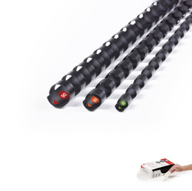 Dorsi procomb quickstep - 21 anelli - 25 mm - bianco - gbc - scatola 50 pezzi