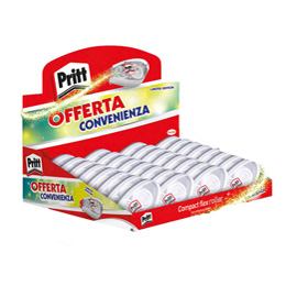 Display 32pz pritt correttore roller compact 4.2mm