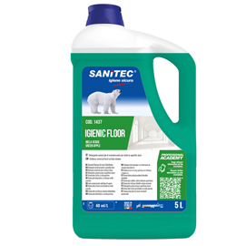 Detergente igienic floor - mela verde e bacche - 5 lt - sanitec