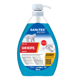 Detergente stoviglie sani neopol piatti - 1 lt - sanitec