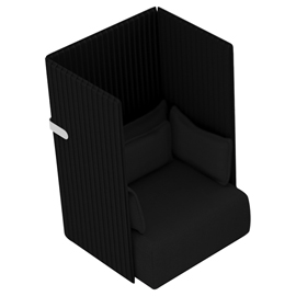 Divanetto oasis oa1 - 1 posto - nero - unisit