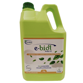 Detersivo piatti ebiol - tanica 5 kg - inodore - livrex
