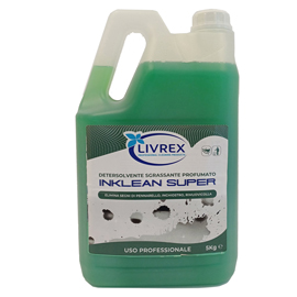 Detergente sgrassatore inklean super menta tanica 5kg livrex