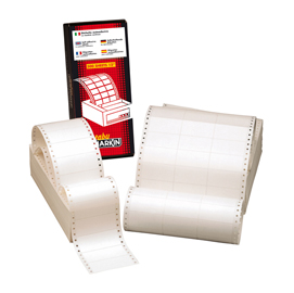 Etichette a modulo continuo s625 - 148x99 mm - corsia singola - permanente - bianco - markin - scatola da 1500 etichette