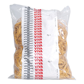 Elastico - gomma - d 30 mm - 1 kg - giallo - viva
