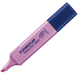 Evidenziatore textsurfer classic - punta a scalpello - tratto da 1,0-5,0mm - viola - staedtler