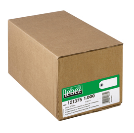 Etichette per spedizioni - permanente - 120x60 mm - avana - lebez - conf. 1000 pezzi