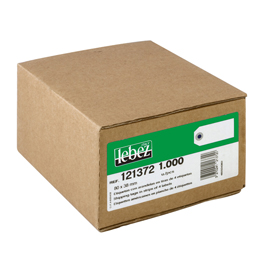 Etichette per spedizioni - permanente - 80x38 mm - avana -lebez - conf. 1000 pezzi