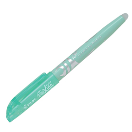 Evidenziatore cancellabile frixion light soft - punta a scalpello 4,0mm  - tratto 3,3mm - verde soft - pilot