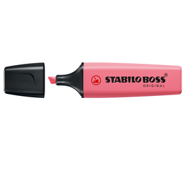 Evidenziatore stabilo boss - pastel fior di ciliegio - stabilo