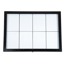 Espositore a led per esterni - 8 x a4 - securit