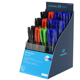 Expo 80pz penna gel fave punta 0.7mm colori assortiti schneider