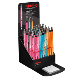 Expo 36pz portamine visuclick 0.5mm fusto in colori assortiti rotring