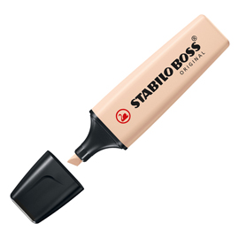 Evidenziatore stabilo boss naturecolors - tratto 2 + 5 mm - sabbia - stabilo