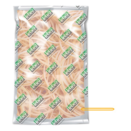 Elastico ad anello - diametro 2 cm - 1 kg - gomma - giallo - lebez