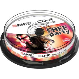 Emtec - cd-r - ecoc801052cb - 80min/700mb