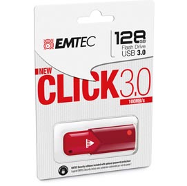 Emtec - memoria usb 3.0 - rosso - ecmmd128gb103r - 128gb