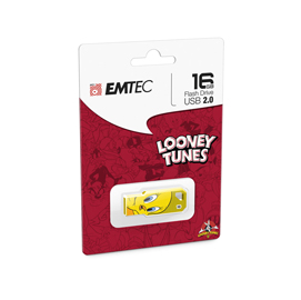 Emtec - memoria usb 2.0 - tweety - ecmmd16gm752l100 - 16gb