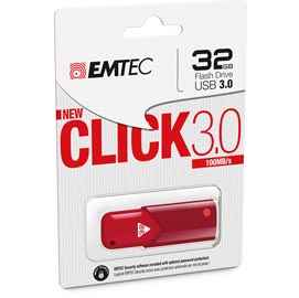 Emtec - memoria usb 3.0 - rosso - ecmmd32gb103r - 32gb
