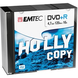 Emtec - dvd+r - registrabile - ecovpr471016sl - 4,7gb