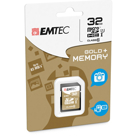 Emtec - sdhc class 10 gold + - ecmsd32ghc10gp - 32gb