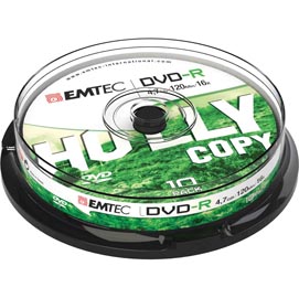 Emtec - dvd-r - registrabile - ecovr471016cb - 4,7gb