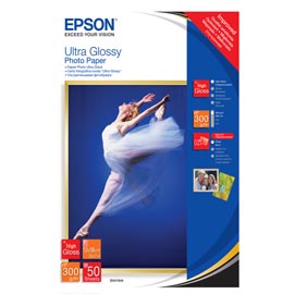Epson - ultra glossy photo paper - 13x18cm - 50 fogli - c13s041944