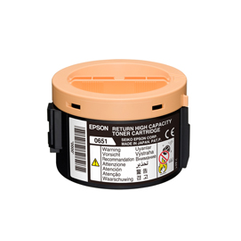 Epson - return toner - nero - c13s050651 - 2.200 pag