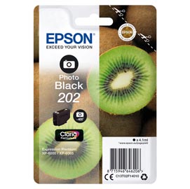 Epson - cartuccia ink - 202 - nero photo - c13t02f14010 - 4,1ml