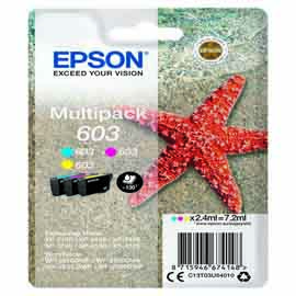 Epson -  cartuccia ink - 603 - c/m/y - c13t03u54010 - 130 pag cad.