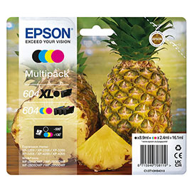 Eposn multipack 604xl ananas bk/c/m/y_bk/std