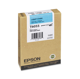 Epson - tanica - ciano chiaro - c13t605500 - 110ml