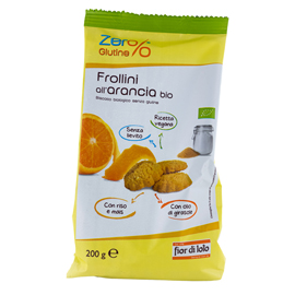 Frollini - arancia - 200 gr - zerglutine