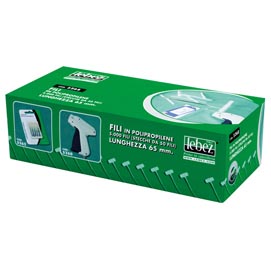Fili per sparafili lebez 5260 - ppl - 65 mm - trasparente - lebez - conf. 5000 pezzi