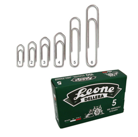 Fermagli zincati n.2 - lunghezza 26 mm - molho leone - conf. 100 pezzi