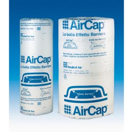 Film a bolle d'aria aircap® midi 100 - altezza 100 cm - sealed air - rotolo da 100 m
