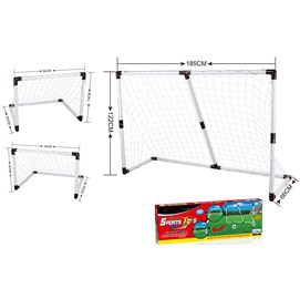 Football set - porte da calcio 2 in 1 - villa giocattoli