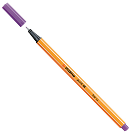 Fineliner point 88 - tratto 0,4mm - lilla chiaro - stabilo