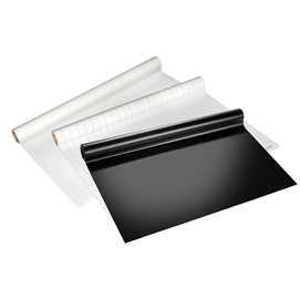 Fogli elettrostatici magic chart - 60x80 cm - nero - legamaster - rotolo da 25 pezzi