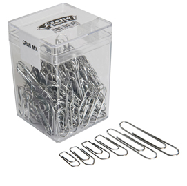 Fermagli zincati in scatola gran mix - 125 gr - misure assortite - molho leone